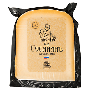 19147 Сыр полутвердый БОГОВАРОВО Сусанинъ 50%, без змж, 245 г