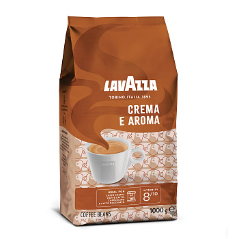 11225 Кофе зерновой LAVAZZA Crema e Aroma натуральный жареный, 1 кг