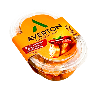 40018 Крутоны AVERTON багетные Охотничьи колбаски, 100 г