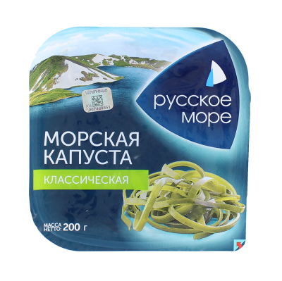 43585 Морская капуста маринованная РУССКОЕ МОРЕ Классическая, 200 г