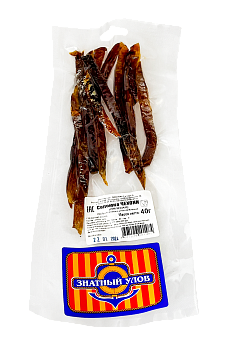 1107 Соломка чехони ЗНАТНЫЙ УЛОВ вяленая, 40 г (1)