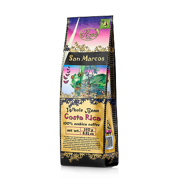 Кофе зерновой EL GUSTO San Marcos 100% арабика средняя обжарка, 250 г