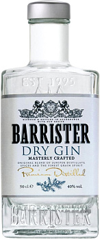 Джин BARRISTER Dry 40%, 0.5 л