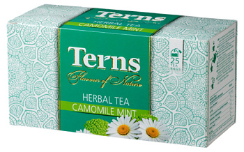 Чай травяной TERNS Ромашка-мята, 25 пак