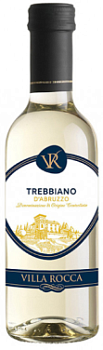 Вино Вилла Рокка Требьяно д'Абруццо ЗНМП сухое белое 0,25л 12%