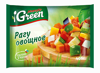 Смесь овощная МОРОЗКО GREEN Рагу овощное, 400 г