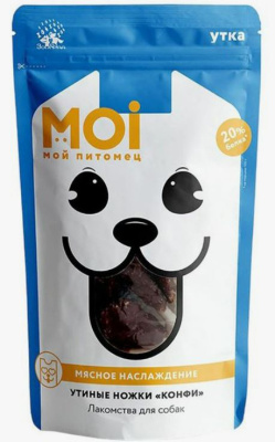 42781 Лакомство для собак MOI  утиные ножки конфи плпак 85г