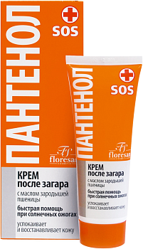 38998 Крем после загара Пантенол SOS 75мл