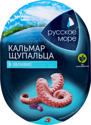 40666 Кальмар РУССКОЕ МОРЕ командорский щупальца в заливке, 180г