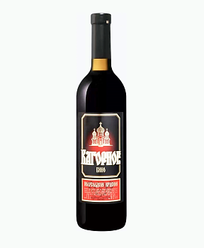 Вино ОЛИМП, Кагорное ординарное полусладкое красное 10-12%, 0,75 л