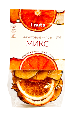 41415 Чипсы фруктовые I NUTS Микс, 35 г