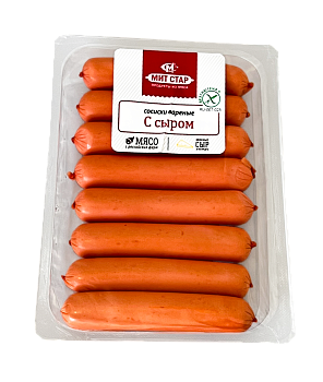 43669 Сосиски МИТ СТАР с сыром, 400 г