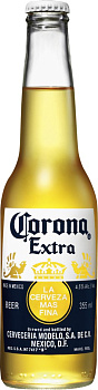 Напиток пивной светлый CORONA Extra пастеризованный 4,5%, 0,355 л
