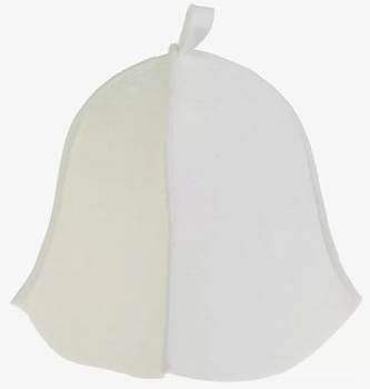 39216 Шапка для бани белая