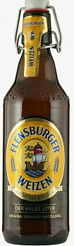 7609 Пиво светлое FLENSBURGER Weizen пшеничное н фильтров паст. 5,1% ст ,, 0,5 л