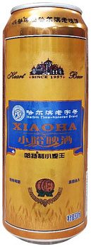 44652 Пиво светлое XIAOHA WHEAT пшеничное н ф 0,33 л 3,3% ж б