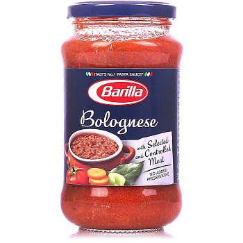 Соус томатный BARILLA Болоньезе с говядиной и свининой, 400г