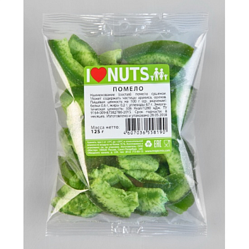 10458 Цукаты INUTS помело 125 г