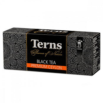 Чай черный TERNS Premium Ceylon, 25 пак