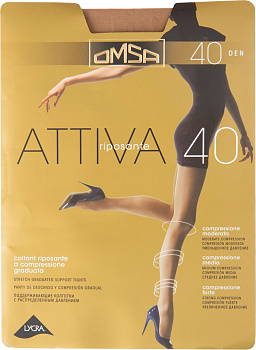 Колготки OMSA ATTIVA Caramello 40 ден размер 3