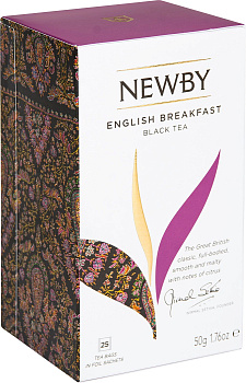 42187 Чай черный NEWBY English Breakfast байховый 25 пак