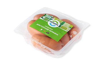 Сардельки Докторские Окраина газ.уп. вес.