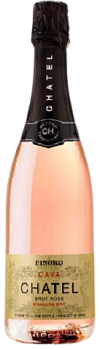 Игристое вино Чатель Кава Росадо розовое брют 0,75л 11,5%
