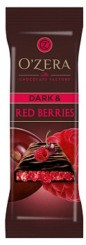 Шоколадный батончик «O`Zera» Dark & Red berries 40гр