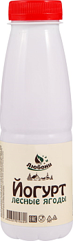 2313Йогурт питьевой ЛЮБОНИ Лесные ягоды 1%, без змж, 300г