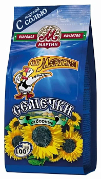 1 720 Семечки ОТ МАРТИНА Отборные СОЛЬ 100 г