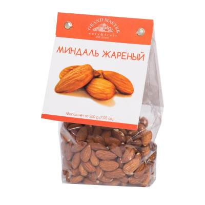 10 466 Миндаль GRAND MASTER  жареный 200 г