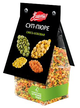 8517 Суп-пюре BRAVOLLI смесь бобовая, 350 г