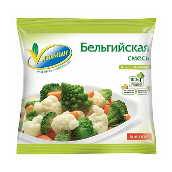 Смесь овощная МИРАТОРГ Vитамин Бельгийская, 400 г