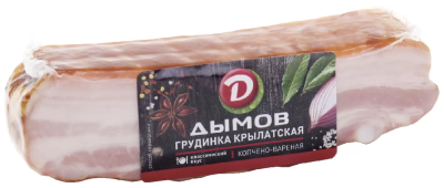 44036 Грудинка копчено-вареная ДЫМОВ Крылатская, 290 г