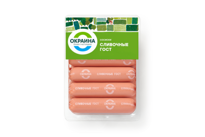 4189 Сосиски ОКРАИНА Сливочные, 350 г