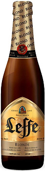 Пиво светлое LEFFE Blonde фильтрованное пастеризованное 6,6%, 0.33 л