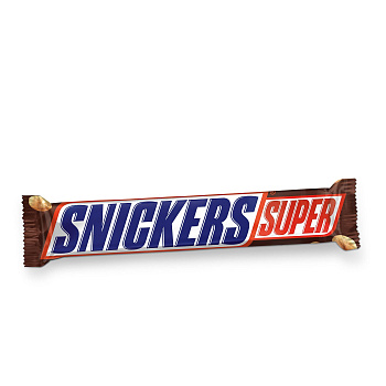 Батончик шоколадный SNICKERS Super, 80 г