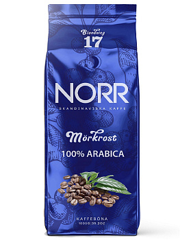 Кофе зерновой NORR Morkrost №17 Арабика зерно, 1000 г