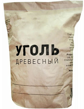 14537 Уголь древесный в крафт мешках 45л, шт