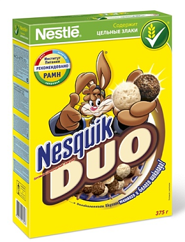 Готовый завтрак Nestle NESQUIK DUO, 325 г