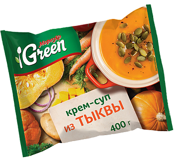 Крем-суп МОРОЗКО GREEN из тыквы, 400 г