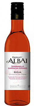 19222 Вино CASTILLO DE ALBAI Rioja ЗНМП розовое сухое 0.187 л