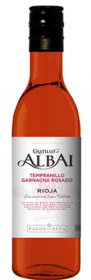19222 Вино CASTILLO DE ALBAI Rioja ЗНМП розовое сухое 0.187 л