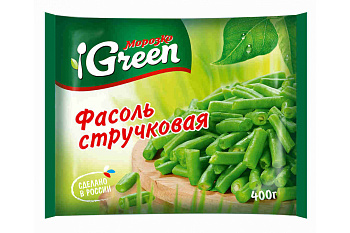 Фасоль стручковая МОРОЗКО GREEN замороженная, 400 г