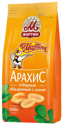 21 364 Арахис ОТ МАРТИНА обжареный с солью 100 г