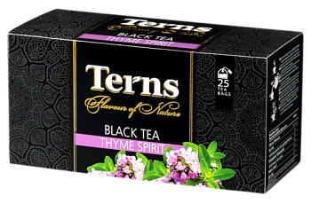 Чай черный TERNS Thyme Spirit с чабрецом, 25 пак  