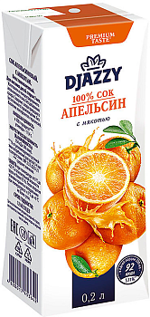 Сок Джаззи 0,2л Апельсин