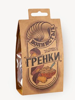 35767 Гренки  ВОЛНИСТЫЕ с Грибами и сметаной 75г