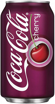 Напиток COCA-COLA Cherry Вишня газированный ж/б, 330 мл
