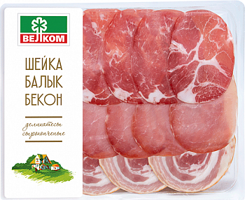 Набор с.к Шейка Балык Бекон 90г нар, Велком